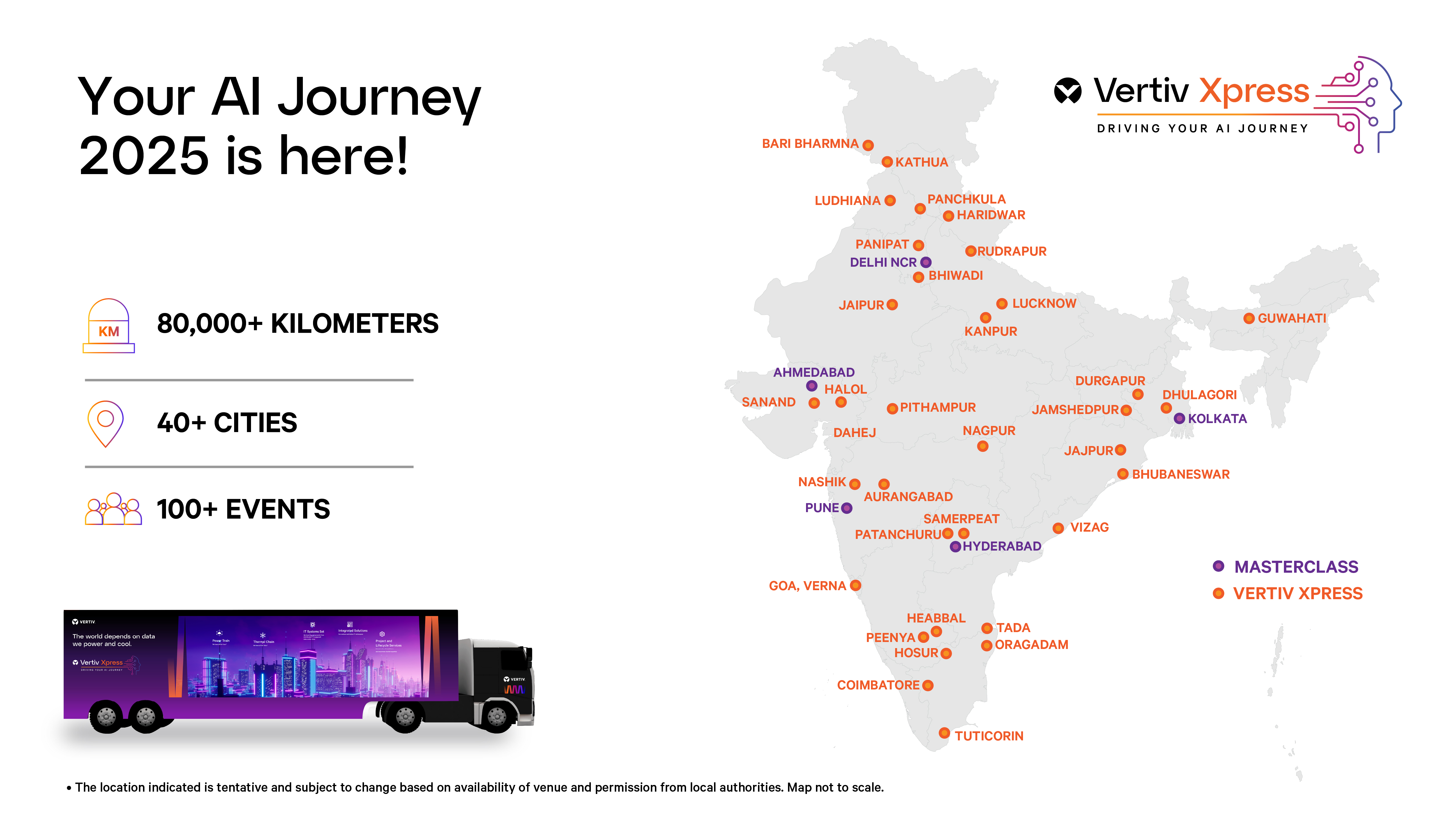 Vertiv Express India 2025 Bengaluru Map Image